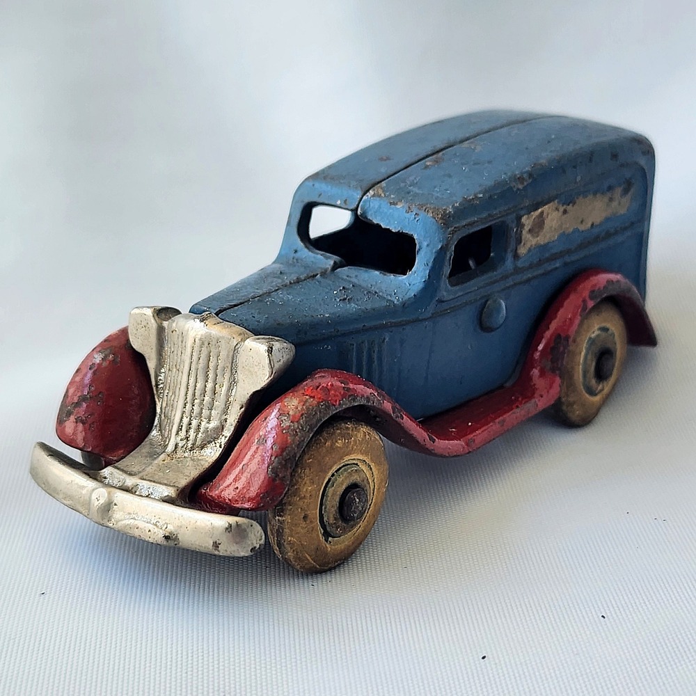 Arcade Chevrolet Delivery Truck 1936 Scarce All Original Nickel Grill Super Rare